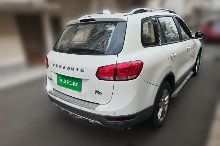 Used Yema T70 2015 1.8L Manual Luxury Model Rear Right 45 Deg