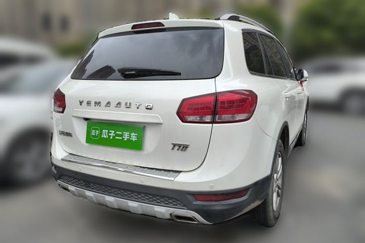 Used Yema T70 2015 Revised 1.8L Manual Elite Version Rear Right 45 Deg