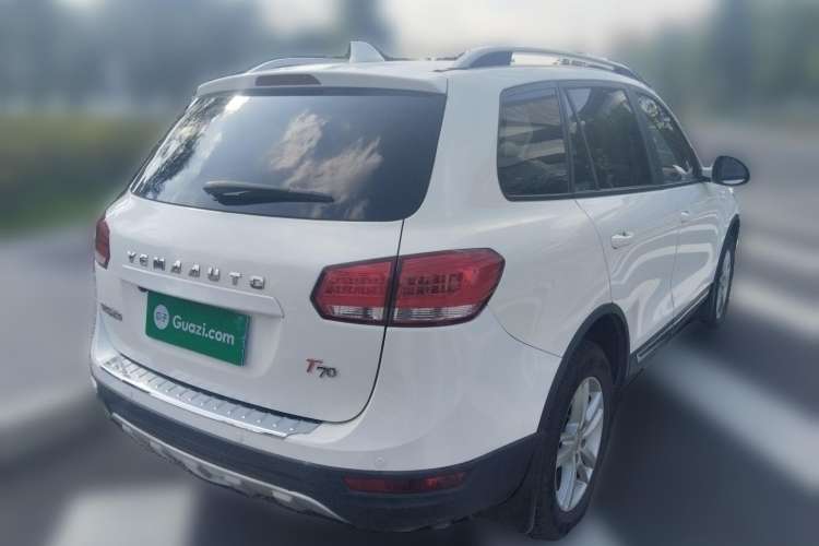 Used Yema T70 2015 1.8T CVT Smart Model Rear Right 45 Deg