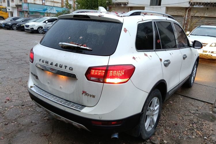 Used Yema T70 2015 Revised 1.8T CVT Elegant Version Rear Right 45 Deg