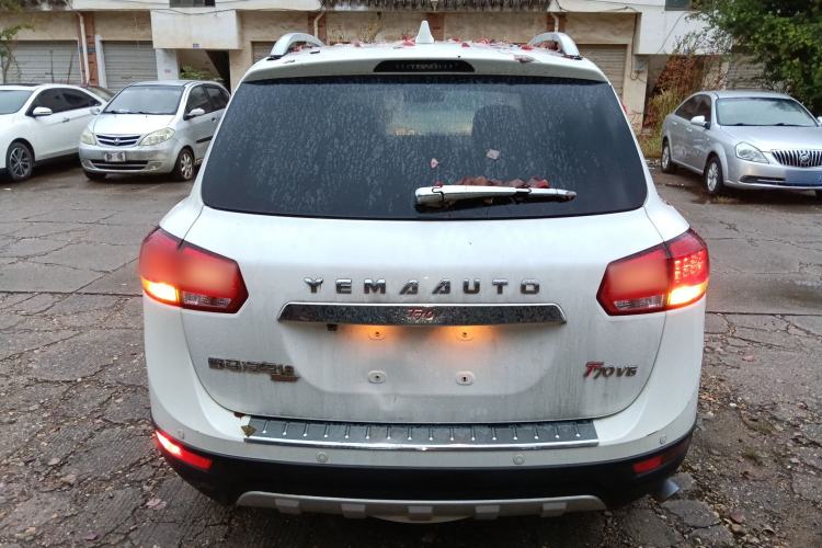Used Yema T70 2015 Revised 1.8T CVT Elegant Version Rear