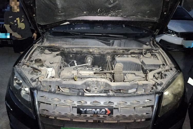 Used Yema T70 2016 1.8L Manual Comfort Model Engine Bay