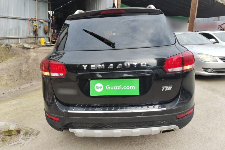 Used Yema T70 2016 1.8L Manual Elite Version Rear