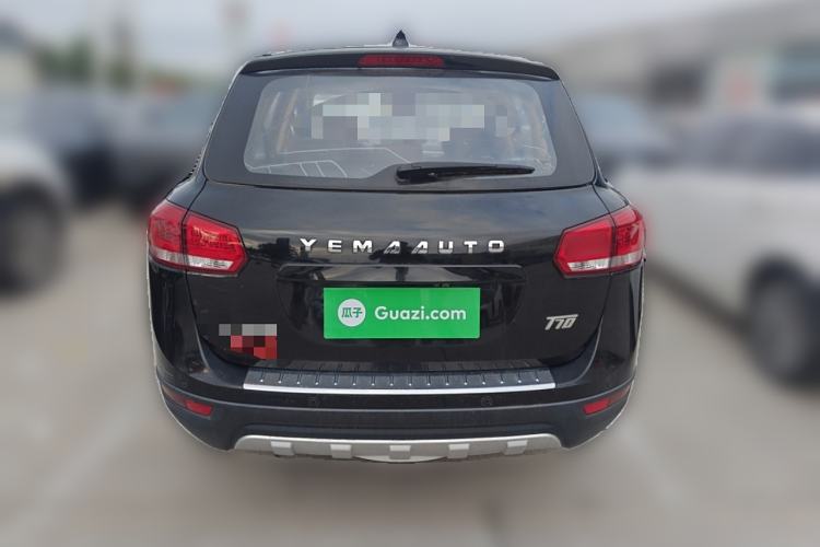 Used Yema T70 2016 Upgraded Model 1.8L Manual Comfort Version Rear