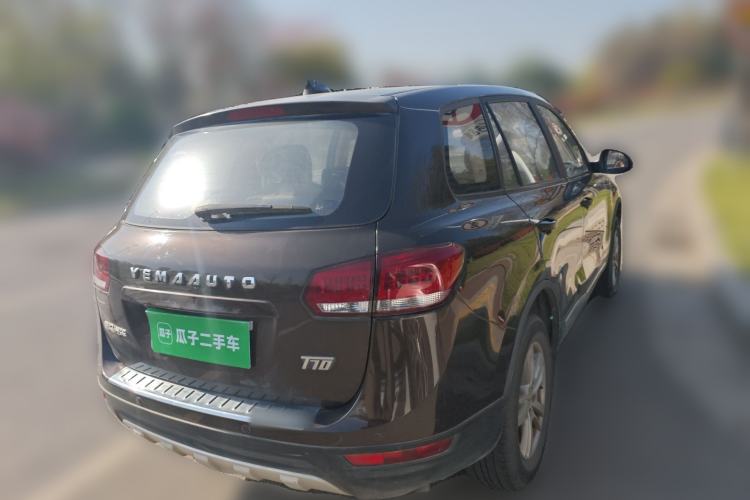 Used Yema T70 2016 Upgraded Model 1.8L Manual Comfort Version Rear Right 45 Deg
