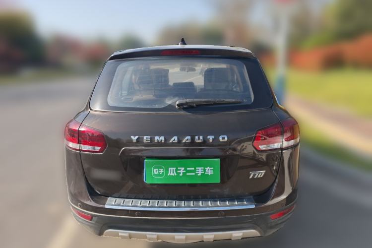 Used Yema T70 2016 Upgraded Model 1.8L Manual Comfort Version Rear