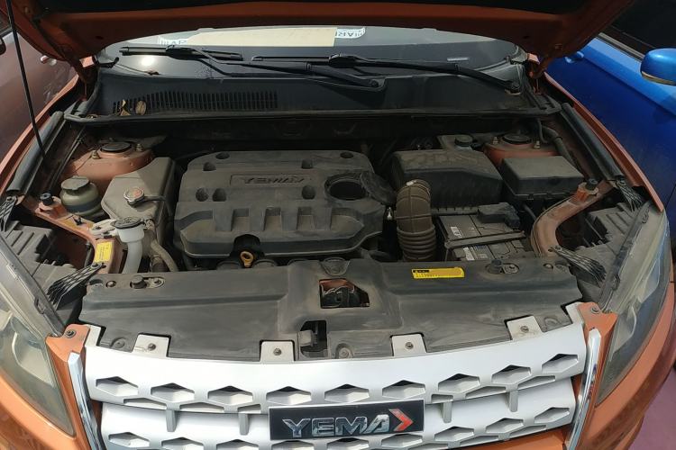 Used Yema T70 2016 Upgraded Model 1.8L Manual Elite Version Engine Bay