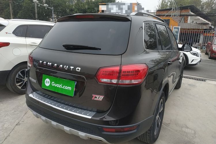 Used Yema T70 2016 Upgraded Model 1.8T CVT Flagship Edition Rear Right 45 Deg
