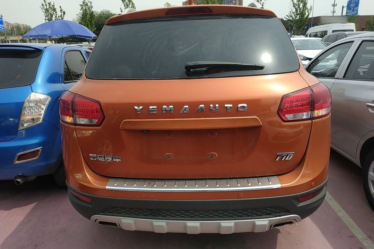Used Yema T70 2016 Upgraded Model 1.8L Manual Elite Version Rear
