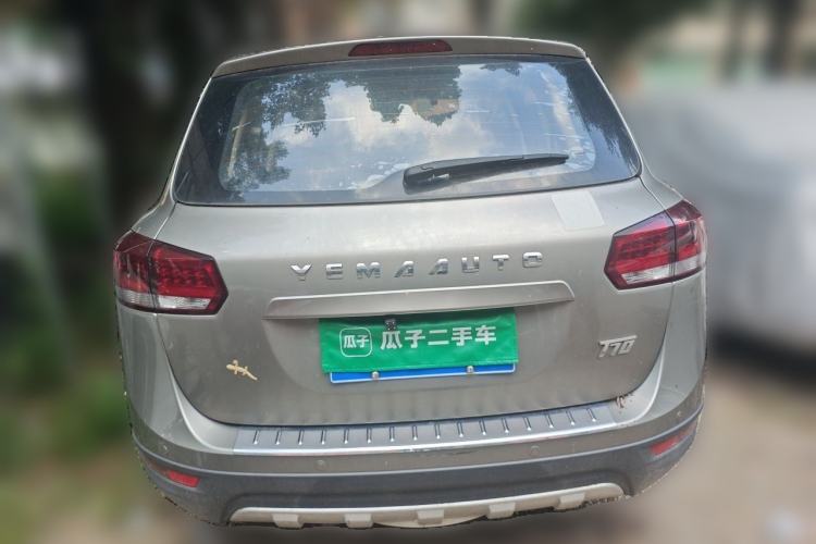 Used Yema T70 2016 Upgraded Model 1.8L Manual Comfort Version Rear