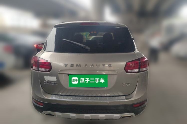Used Yema T70 2016 1.8L Manual Elite Version Rear
