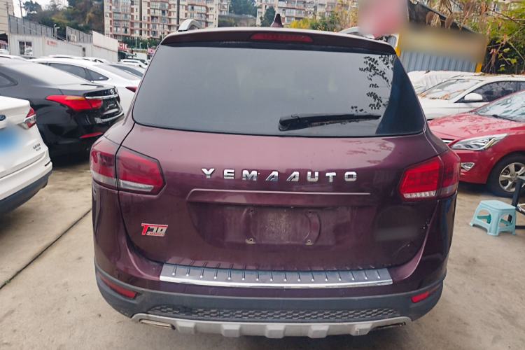 Used Yema T70 2016 Upgraded Model 1.5T Manual Luxury Version Rear