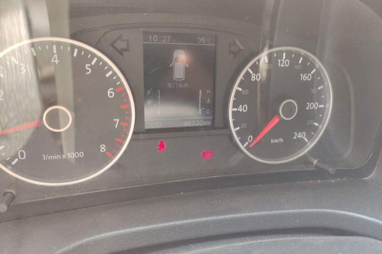 Used Yema T70  Odometer Close Up