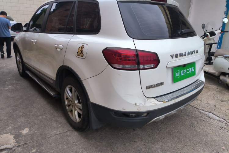 Used Yema T70 2016 Upgraded Model 1.8L Manual Comfort Version Rear Left 45 Deg