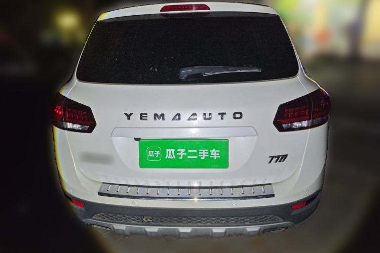 Used Yema T70 2016 Upgraded Model 1.8L Manual Elite Version Rear