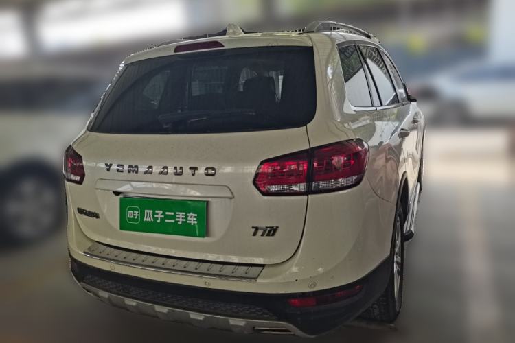 Used Yema T70 2016 Upgraded Model 1.8L Manual Elite Version Rear Right 45 Deg