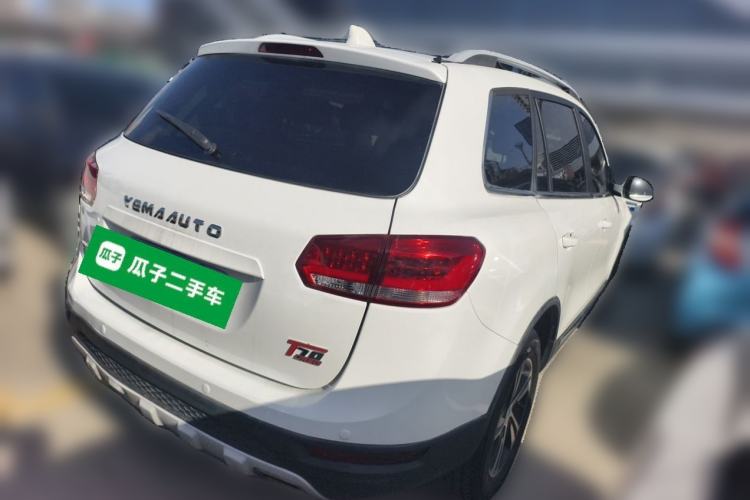 Used Yema T70 2016 Upgraded Model 1.8T CVT Flagship Edition Rear Right 45 Deg