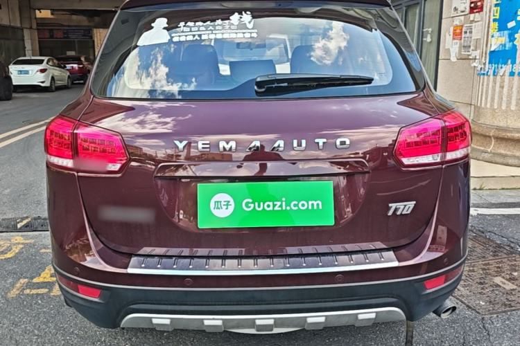 Used Yema T70 2017 1.8L Manual Comfort Model Rear