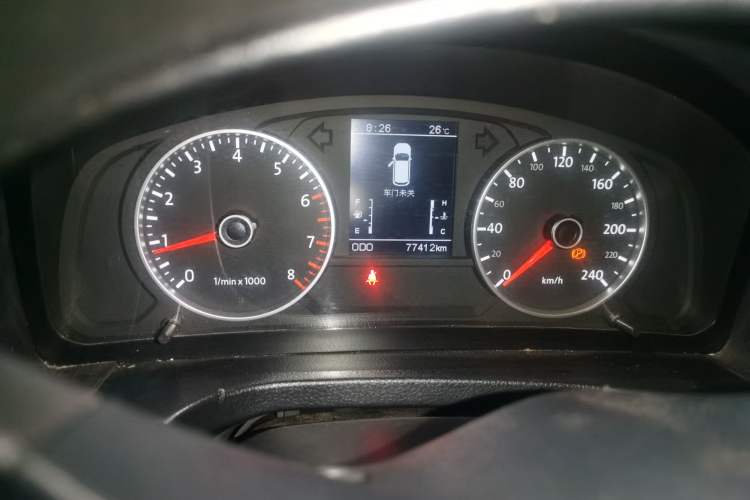 Used Yema T70 2017 T70S Sport Edition 1.5T Manual Leading Model Odometer Close Up