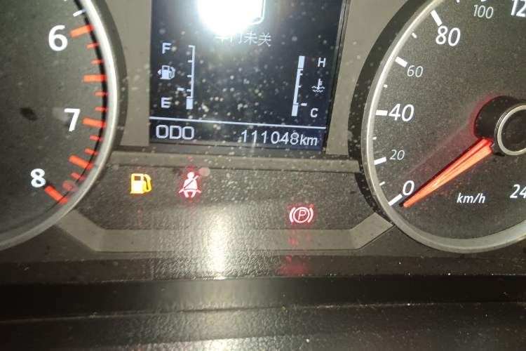 Used Yema T70 2018 T70S 1.8L Manual Value-Added Sunroof Edition Odometer Close Up