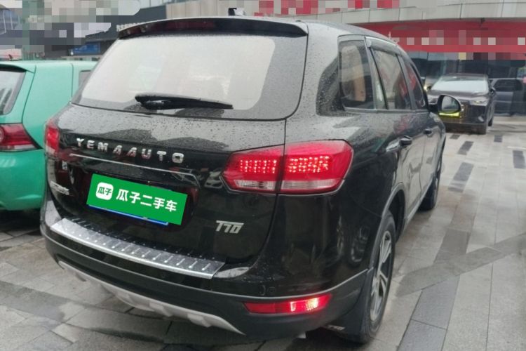 Used Yema T70 2018 T70S 1.8L Manual Value-Added Sunroof Edition Rear Right 45 Deg