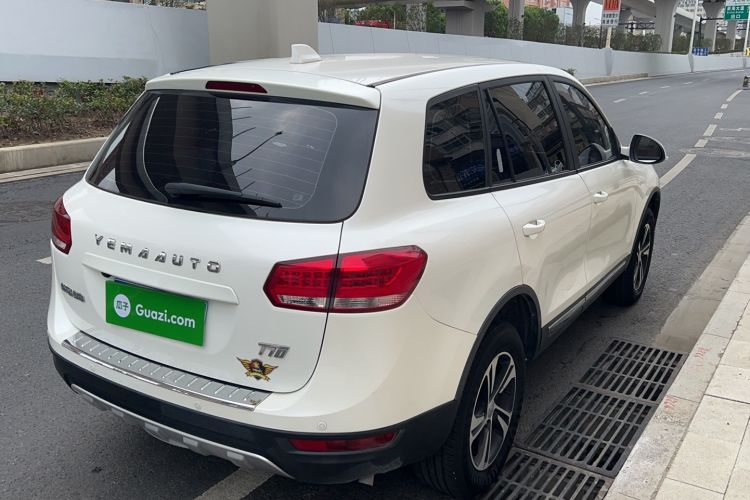 Used Yema T70 2018 T70S 1.8L Manual Value-Added Sunroof Edition Rear Right 45 Deg