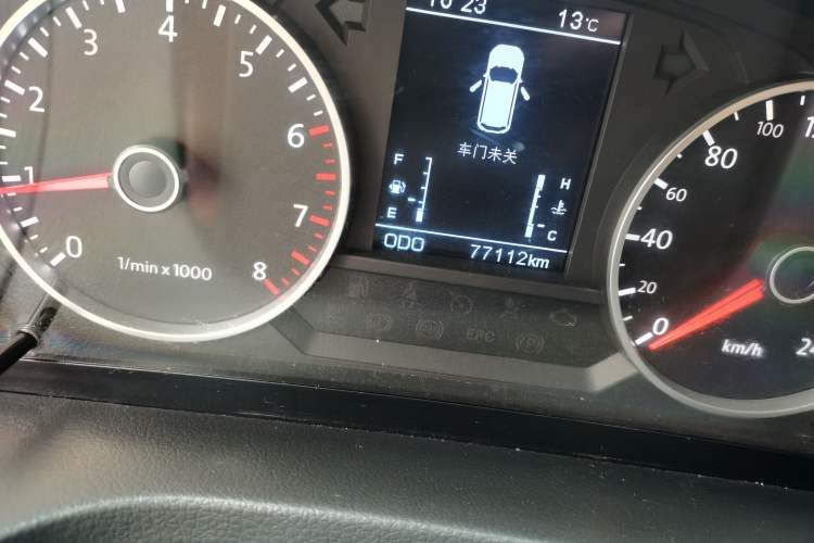 Used Yema T70 2019 T70S Sport Edition 1.5T Manual Leading Model Odometer Close Up