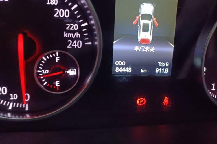 Used Yema T80 2017 1.5T Manual Xuan Dong Edition Odometer Close Up