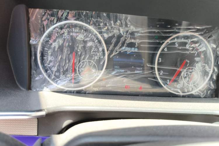 Used Yema T80 2017 1.5T Manual Xuan Dong Edition Odometer Close Up