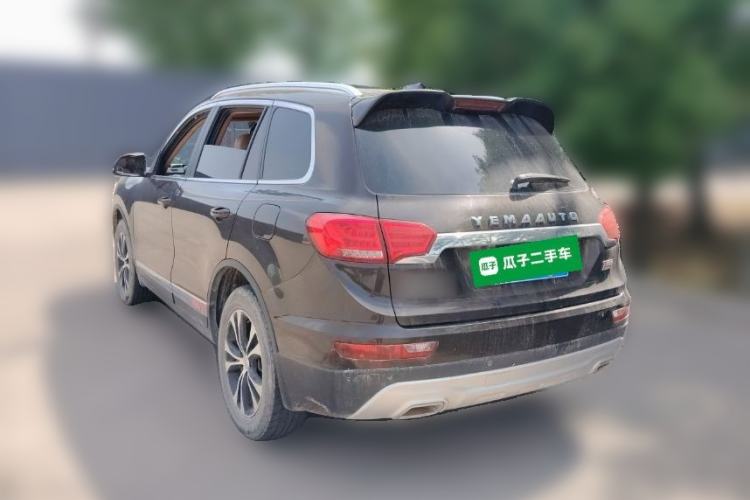 Used Yema T80 2017 1.5T Manual Cool Edition Rear Left 45 Deg
