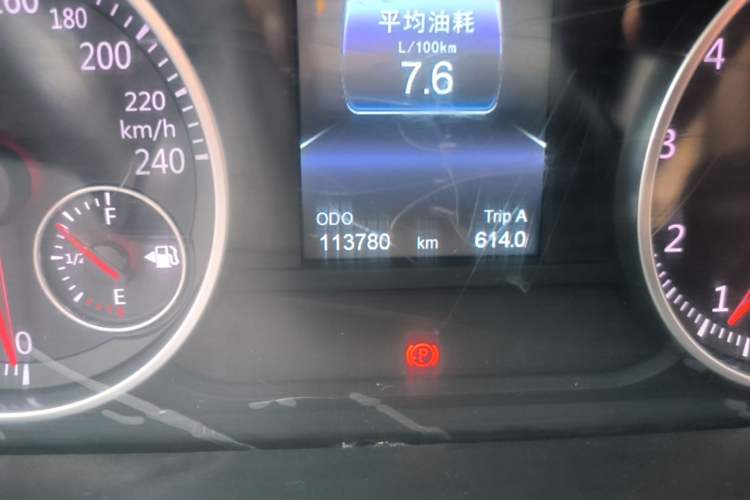 Used Yema T80 2017 1.5T Manual Xuanle Edition Odometer Close Up