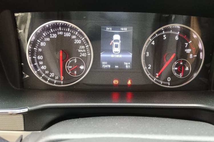 Used Yema T80 2017 1.5T Manual Xuan Dong Edition Odometer Close Up