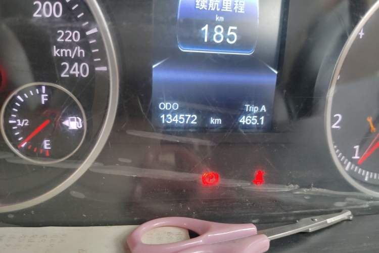 Used Yema T80 2017 1.5T Manual Xuan Dong Edition Odometer Close Up