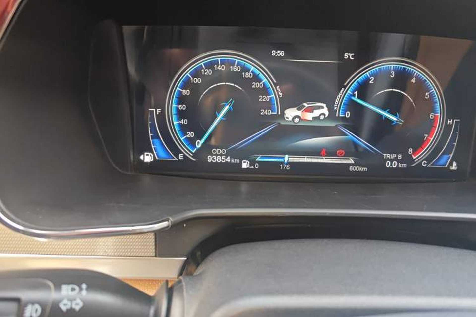 Used Yema T80 2017 1.5T Manual Cool Edition Odometer Close Up