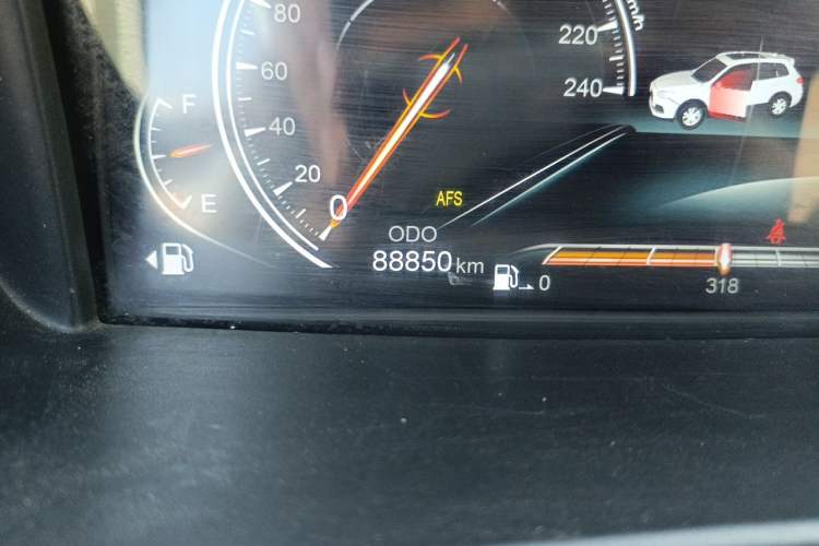 Used Yema T80 2017 1.5T Manual Cool Edition Odometer Close Up