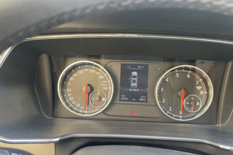 Used Yema T80 2017 1.5T Manual Xuan Dong Edition Odometer Close Up