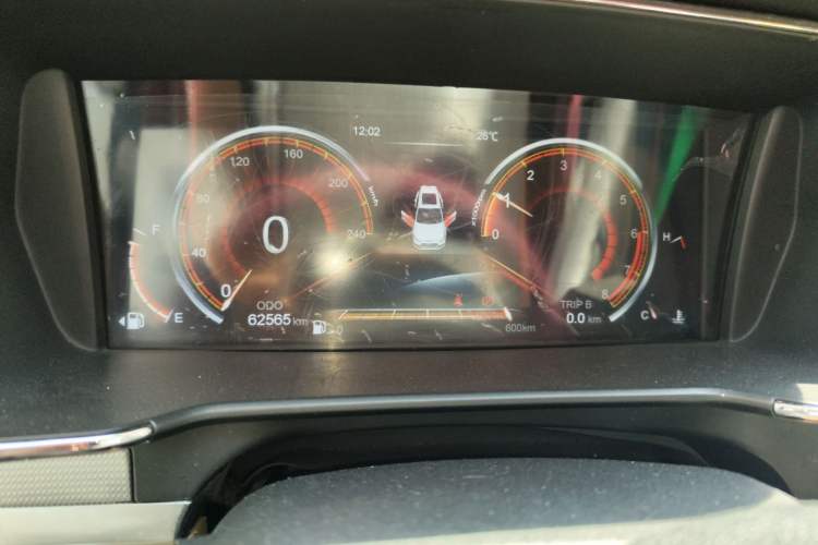 Used Yema T80 2017 1.5T Manual Cool Edition Odometer Close Up