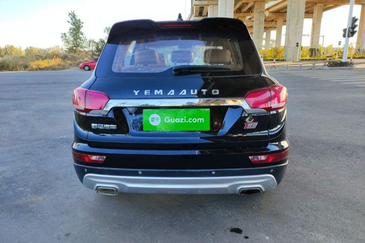 Used Yema T80 2018 2.0T Automatic Entry-Level Trim Rear