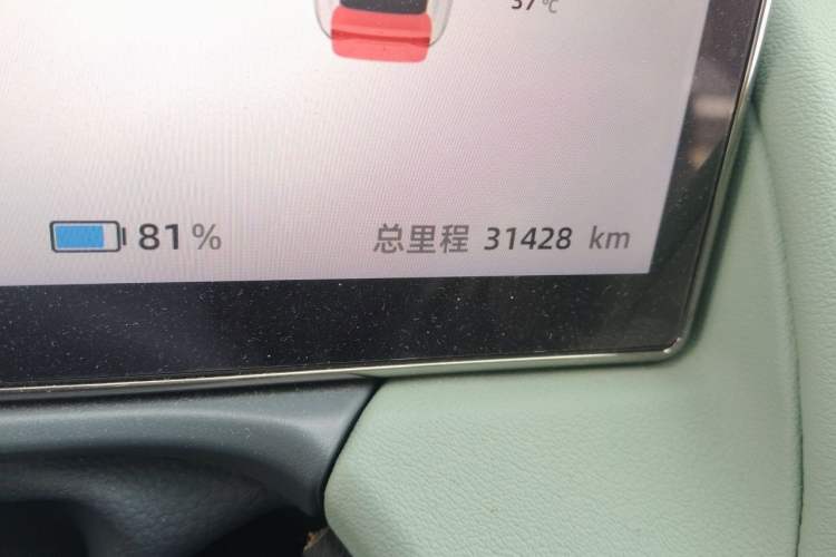 Used Yuanhang Y6 2024 620 km All-Wheel Drive Premium Edition Odometer Close Up