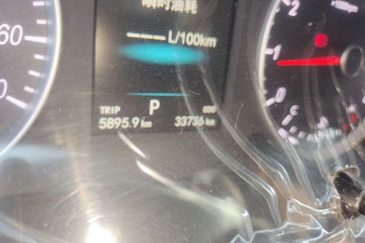 Used Yuejie Camaster 7 Series 2022 2.4L Camping Vehicle 4K22D4M Odometer Close Up