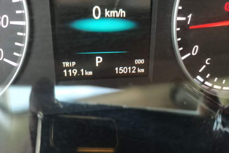 Used Yuejie Camaster 7 Series 2022 2.4L Camping Vehicle 4K22D4M Odometer Close Up