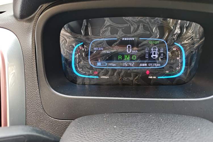 Used ZEDRIV GC1 2020 ZhiLe 410P Odometer Close Up