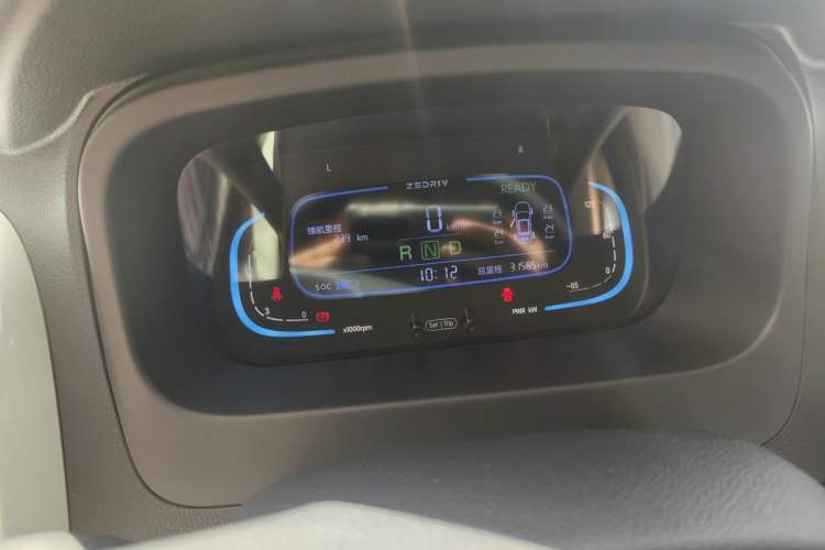 Used ZEDRIV GC1 2020 Smart Enjoyment 410P Odometer Close Up