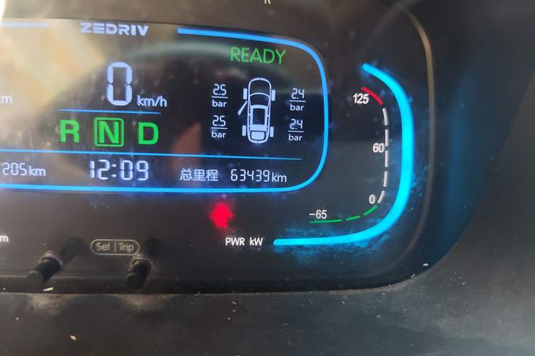 Used ZEDRIV GC1 2021 ZhiXiang 390 Odometer Close Up