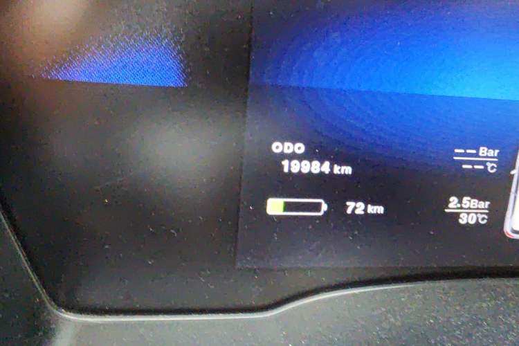 Used ZEDRIV GX5 2020 Zhiyue 430P Odometer Close Up