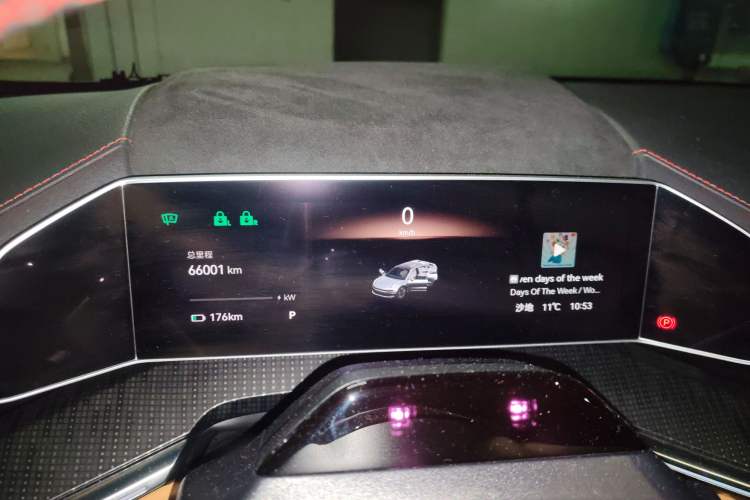 Used Zeekr 001 2021 Ultra-Long Range Dual-Motor YOU Version Instrument Cluster