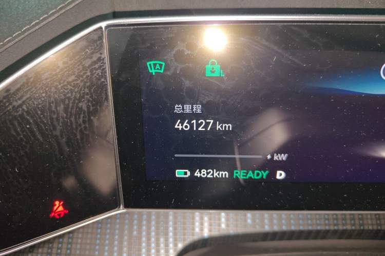 Used Zeekr 001 2021 Ultra-Long Range Single-Motor WE Edition Odometer Close Up