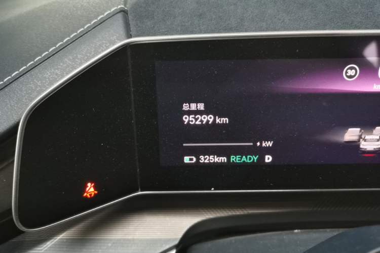 Used Zeekr 001 2021 Ultra-Long Range Single-Motor WE Edition Odometer Close Up