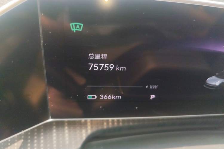 Used Zeekr 001 2021 Ultra-Long Range Dual-Motor YOU Version Odometer Close Up