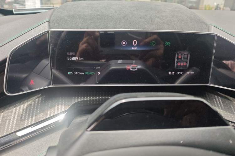Used Zeekr 001 2021 Ultra-Long Range Dual-Motor YOU Version Instrument Cluster